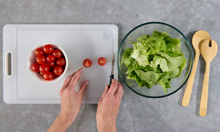 Tomaten schneiden